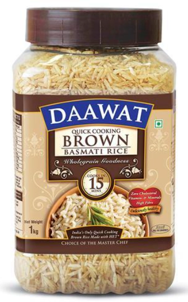 Daawat Brown Basmati Rice - 1kg